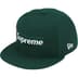 Supreme Breast Cancer Awareness Box Logo New Era - Dark Green (front)