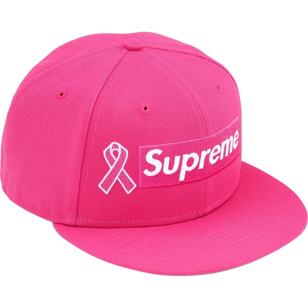 Supreme Breast Cancer Awareness Box Logo New Era - Pink (front)