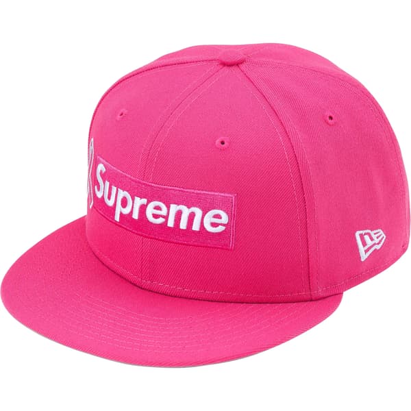 Supreme Breast Cancer Awareness Box Logo New Era - Pink (front)