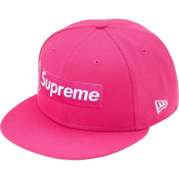 Supreme Breast Cancer Awareness Box Logo New Era - Pink (front)
