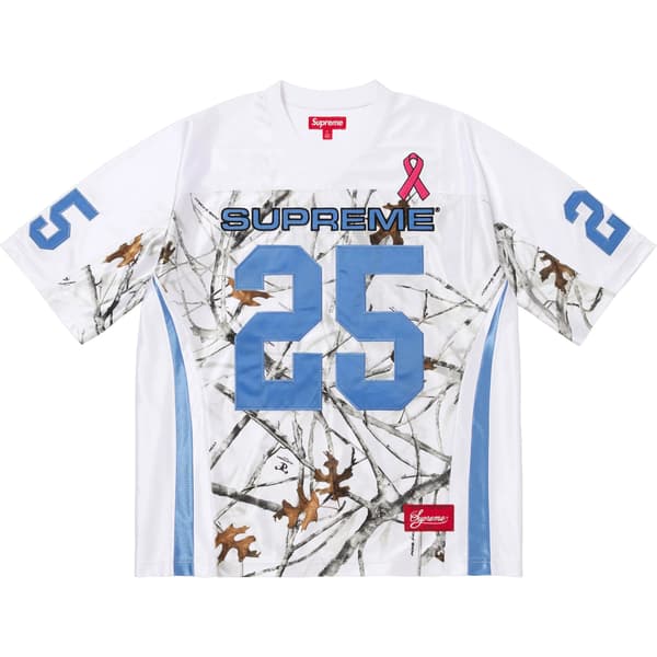 Supreme Breast Cancer Awareness Football Jersey - White (front)