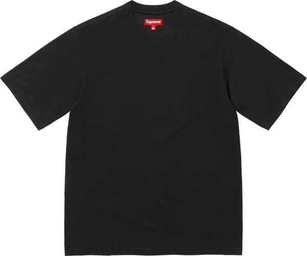 Supreme Brushed Arc S/S Top - Black (front)