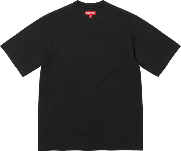 Supreme Brushed Arc S/S Top - Black (front)
