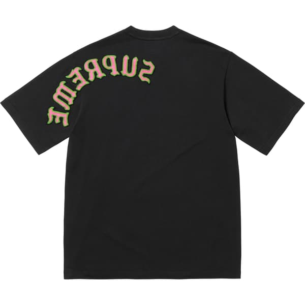 Supreme Brushed Arc S/S Top - Black (front)