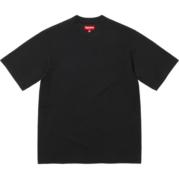 Supreme Brushed Arc S/S Top - Black (front)