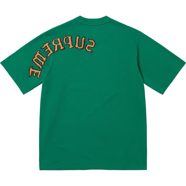 Supreme Brushed Arc S/S Top - Green (front)