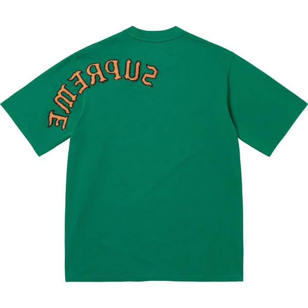 Supreme Brushed Arc S/S Top - Green (front)