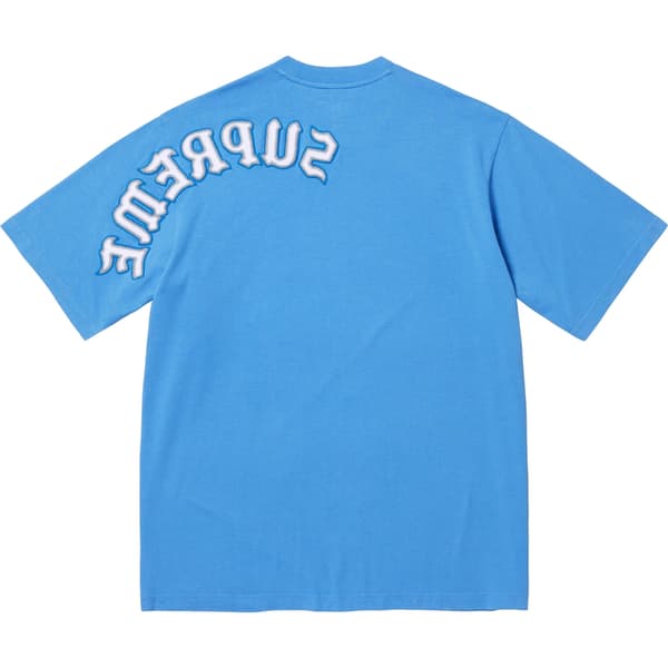 Supreme Brushed Arc S/S Top - Light Royal (front)