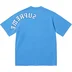 Supreme Brushed Arc S/S Top - Light Royal (front)