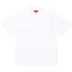 Supreme Brushed Arc S/S Top - White (front)