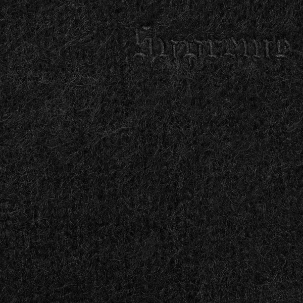 Supreme Brushed Mohair Sweater - Black (front)