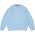 Supreme Brushed Mohair Sweater - Light Blue (front)