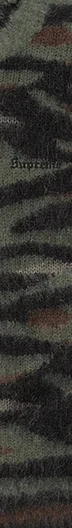 Supreme Brushed Mohair Sweater - Tiger Camo (front)