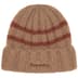 Supreme Brushed Stripe Beanie - Camel (front)
