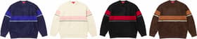 Supreme Brushed Stripe Sweater Group Shots