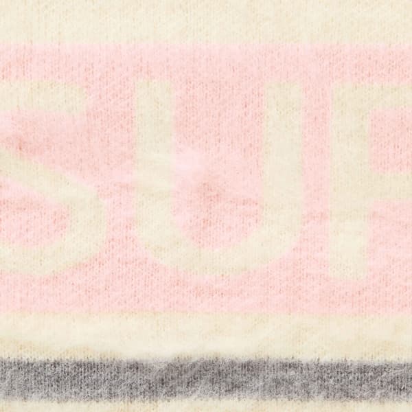 Supreme Brushed Stripe Sweater - Ivory (front)