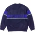 Supreme Brushed Stripe Sweater - Navy (front)