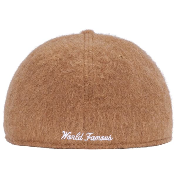 Supreme Brushed Wool Box Logo New Era - Camel (front)