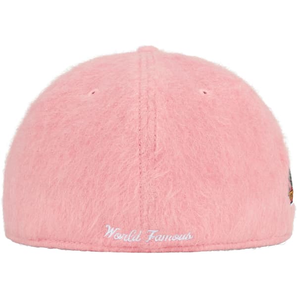 Supreme Brushed Wool Box Logo New Era - Pink (front)
