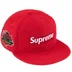 Supreme Brushed Wool Box Logo New Era - Red (front)