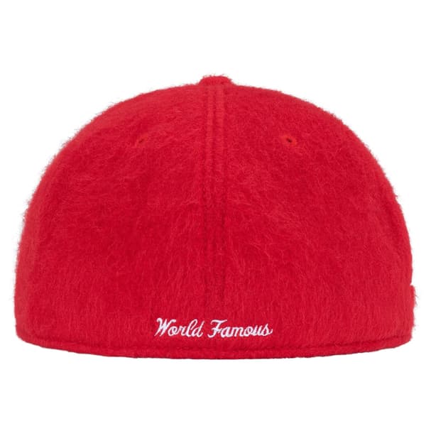 Supreme Brushed Wool Box Logo New Era - Red (front)