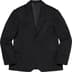 Supreme Brushed Wool Suit - Black (front)
