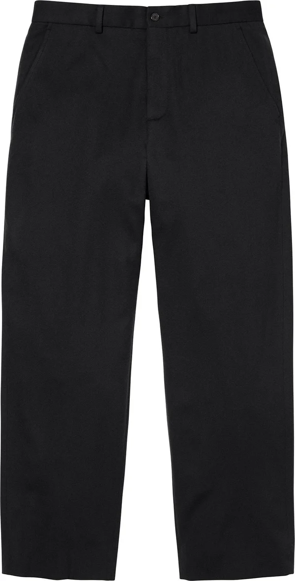 Supreme Brushed Wool Suit - Black (front)