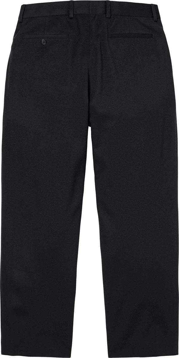 Supreme Brushed Wool Suit - Black (front)