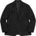 Supreme Brushed Wool Suit - Black (front)