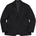 Supreme Brushed Wool Suit - Black (front)