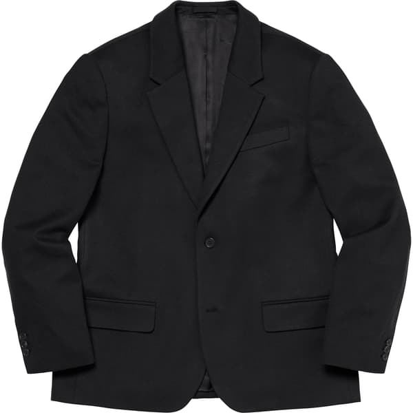 Supreme Brushed Wool Suit - Black (front)