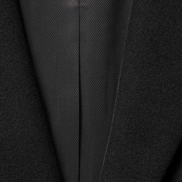 Supreme Brushed Wool Suit - Black (front)