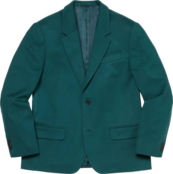 Supreme Brushed Wool Suit - Teal (front)