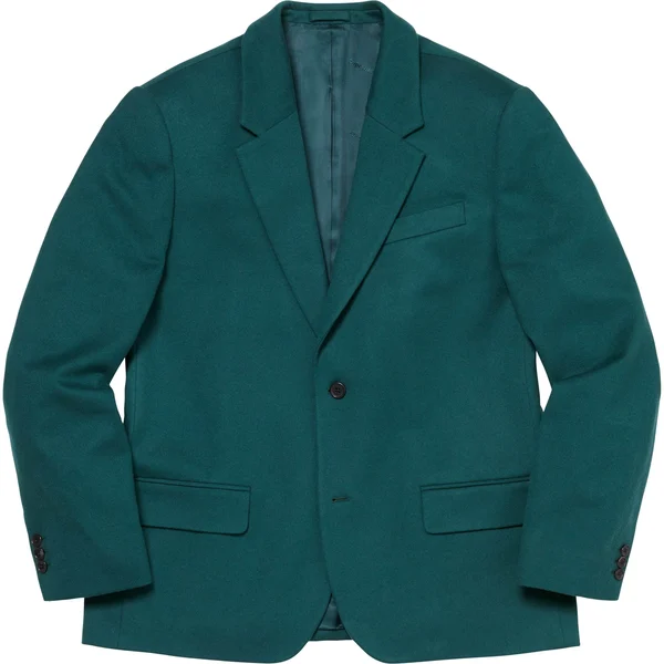 Supreme Brushed Wool Suit - Teal (front)