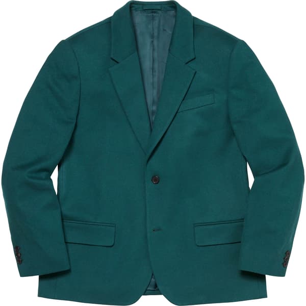 Supreme Brushed Wool Suit - Teal (front)