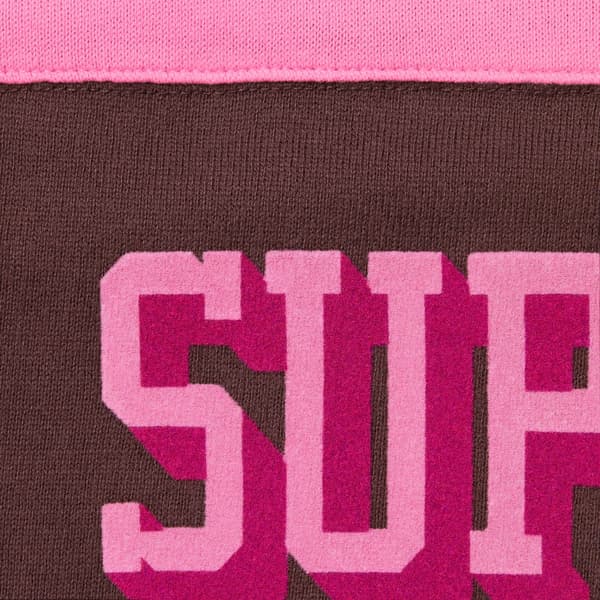 Supreme Bumblebee L/S Football Top - Brown (front)