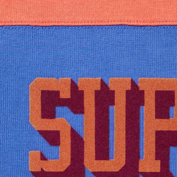 Supreme Bumblebee L/S Football Top - Light Royal (front)