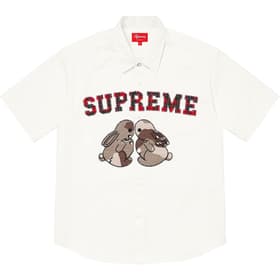 Supreme Bunnies S/S Work Shirt White
