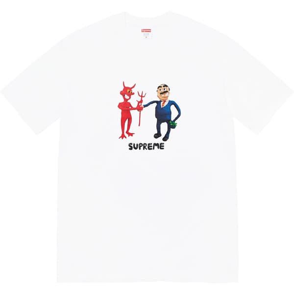 Supreme Business Tee - White (front)