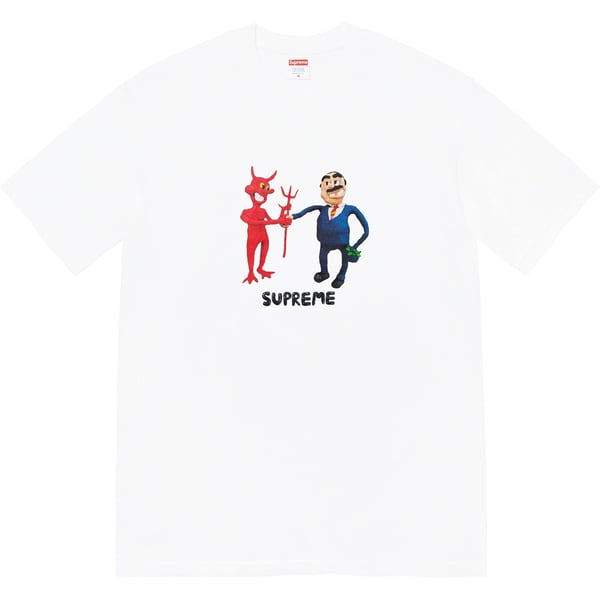 Supreme Business Tee - White (front)