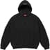 Supreme Cable Hooded Sweater - Black (front)