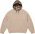 Supreme Cable Hooded Sweater - Oatmeal (front)