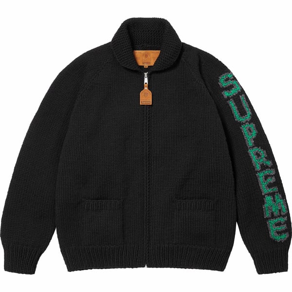 Supreme Camacho Cowichan Sweater - Black (front)