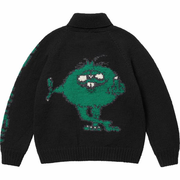 Supreme Camacho Cowichan Sweater - Black (front)