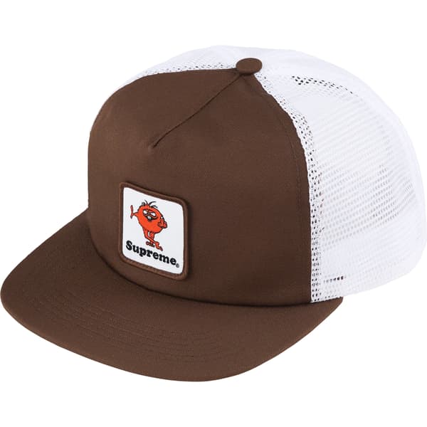Supreme Camacho Mesh Back 5-panel - Brown (front)