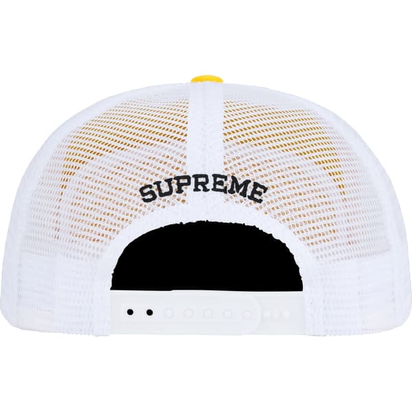 Supreme Camacho Mesh Back 5-panel - Yellow (front)