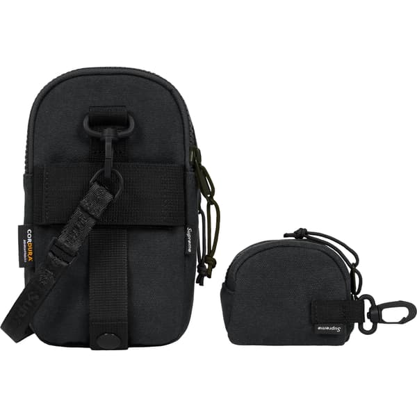 Supreme Camera Bag + Mini Pouch - Black (front)