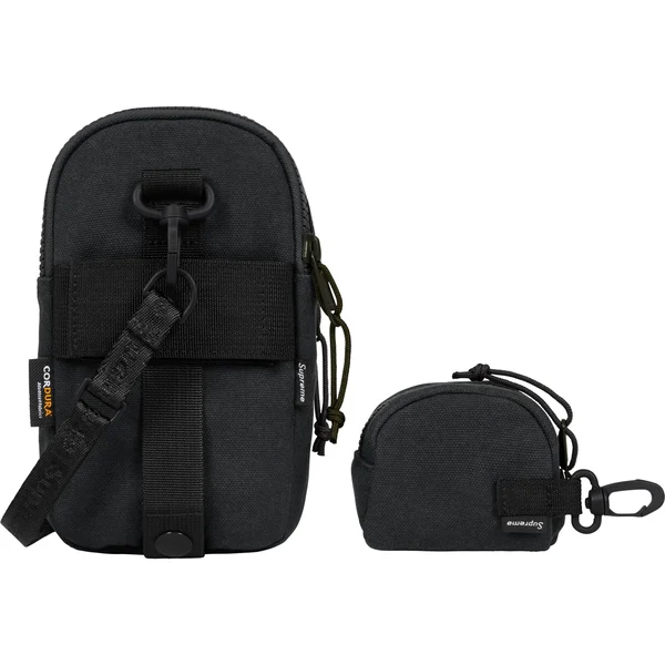 Supreme Camera Bag + Mini Pouch - Black (front)