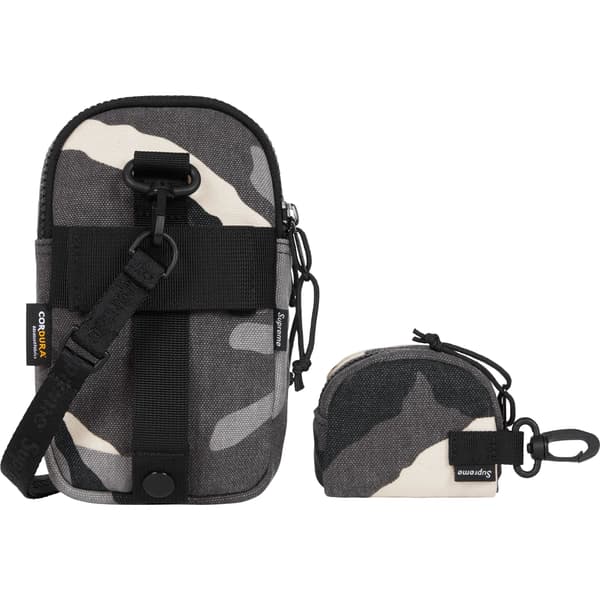 Supreme Camera Bag + Mini Pouch - Snow Camo (front)