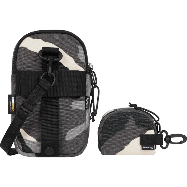 Supreme Camera Bag + Mini Pouch - Snow Camo (front)